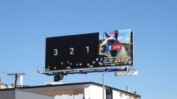 Facebook Live Billboard Advertising