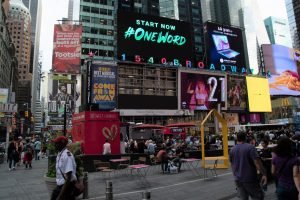Inspiria Outdoor Times Square Advertising It Starts With Us Unit 130