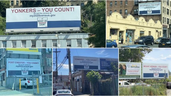 Westchester Census Social Media Post Collage