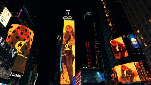 Times Square Digital Billboard Advertising CL Campaign