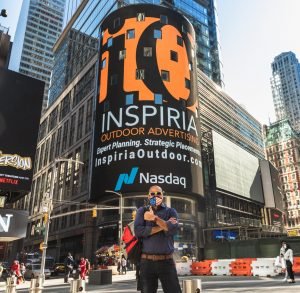 Inspiria Outdoor NASDAQ Times Square Advertising
