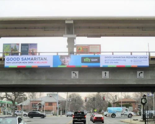 Good Samaritan Hospital Bridge Trestle Advertising