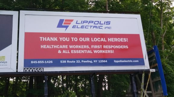 Lippolis Electric 30 Sheet Poster Thank You Campaign