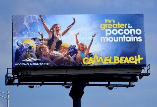 Pocono Travel Destination OOH Advertising