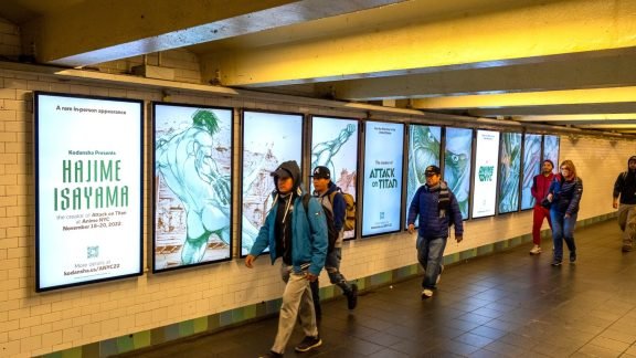 Kodansha Con Subway Liveboard Advertising