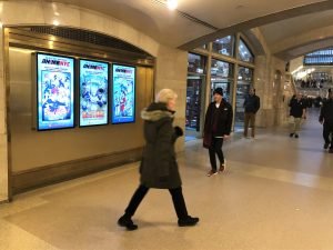 AnimeNYC Con Digital Liveboard Subway Advertising