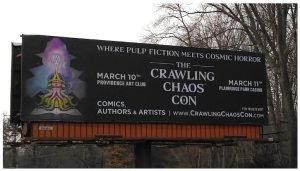 Crawling Chaos Con Billboard Advertising