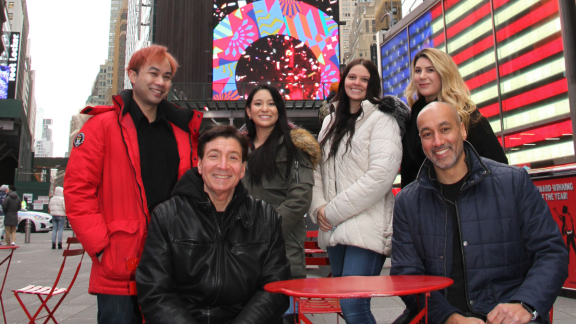 Inspiria Team Photo in Times Square
