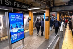 Subway Digital Liveboard Advertising
