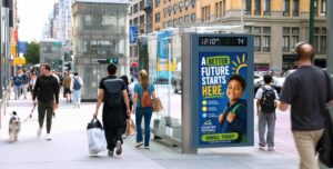 Charter School Advertising NY Bus Shelter Media