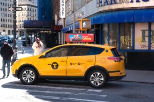 Taxi Advertising- NYC Digital Taxi Top Advertising Future Today Campaign